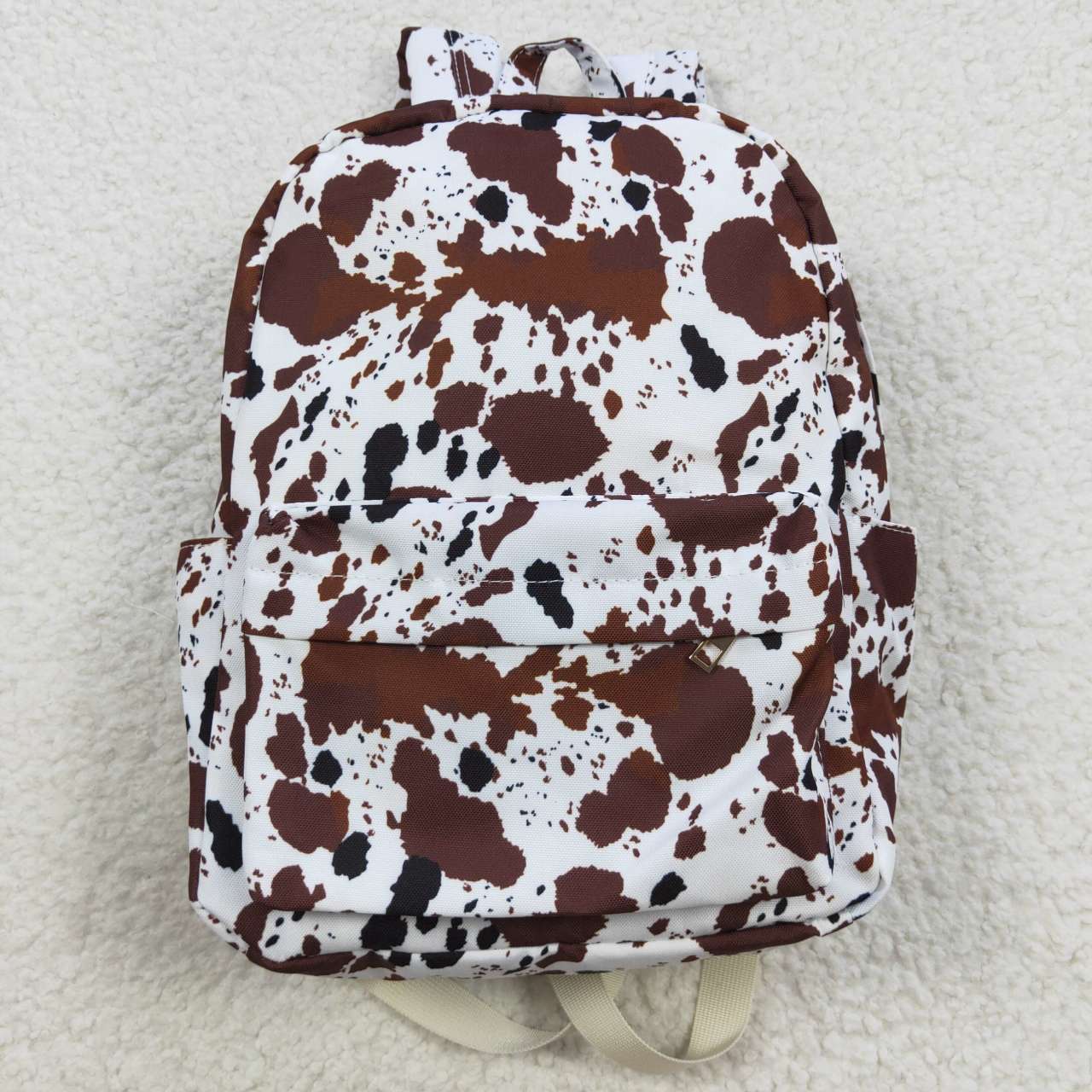 BA0073 Brown Cow Print Kids Bag