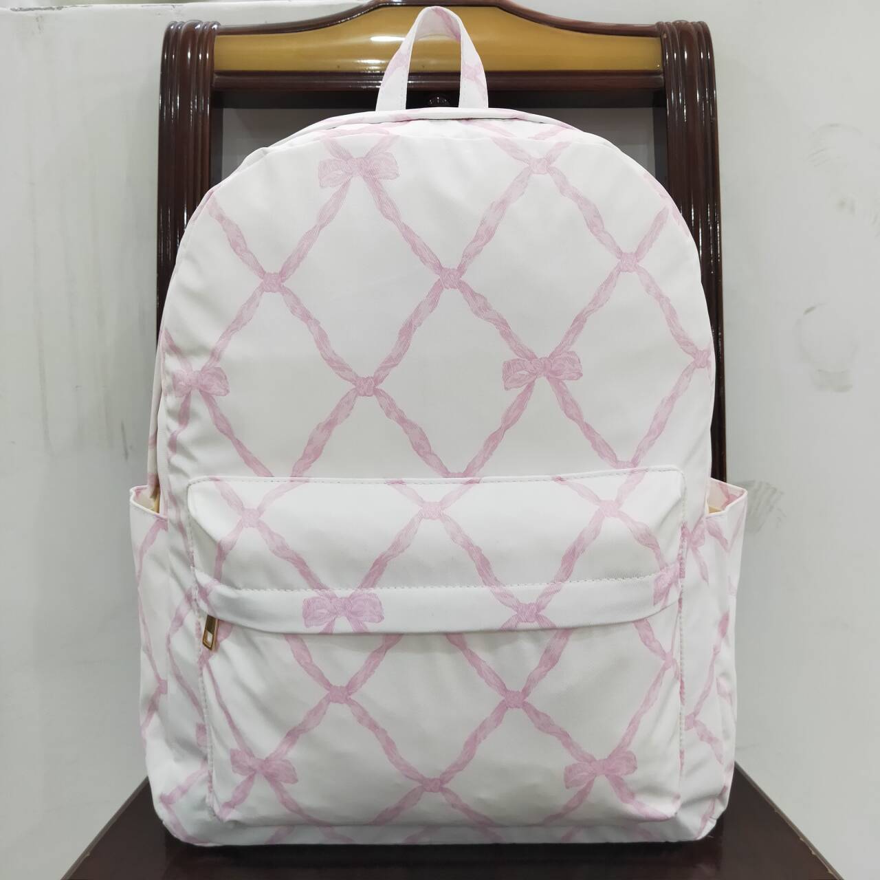 BA0225 pink bows kids bag