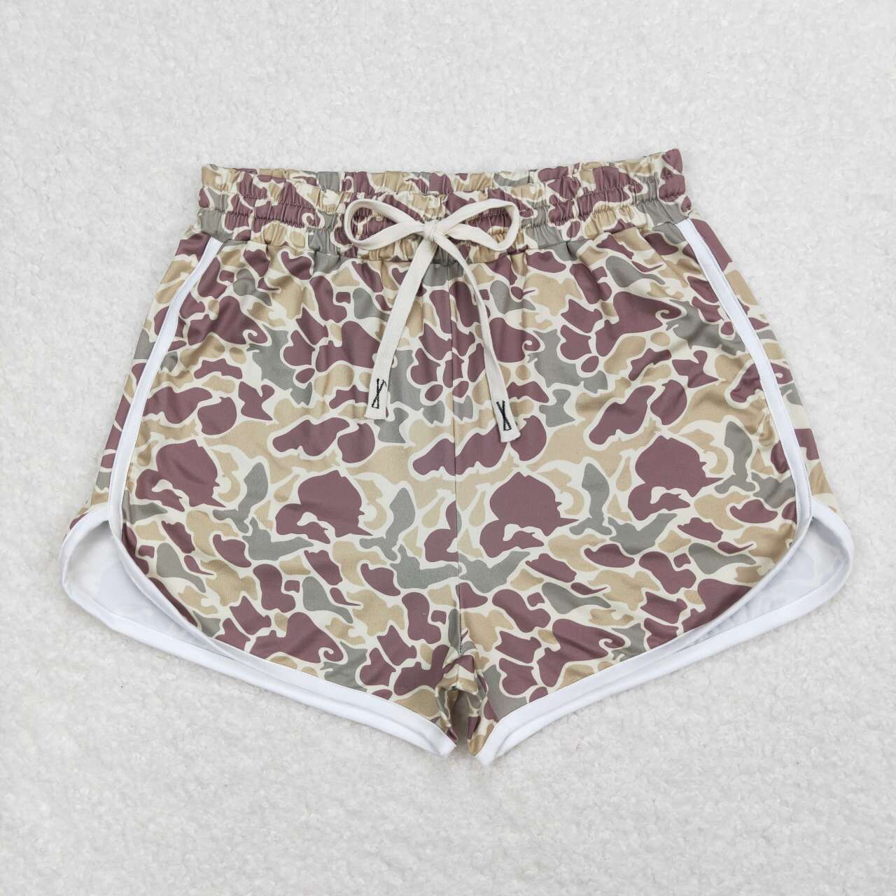 SS0177 Camo Green Adult Shorts