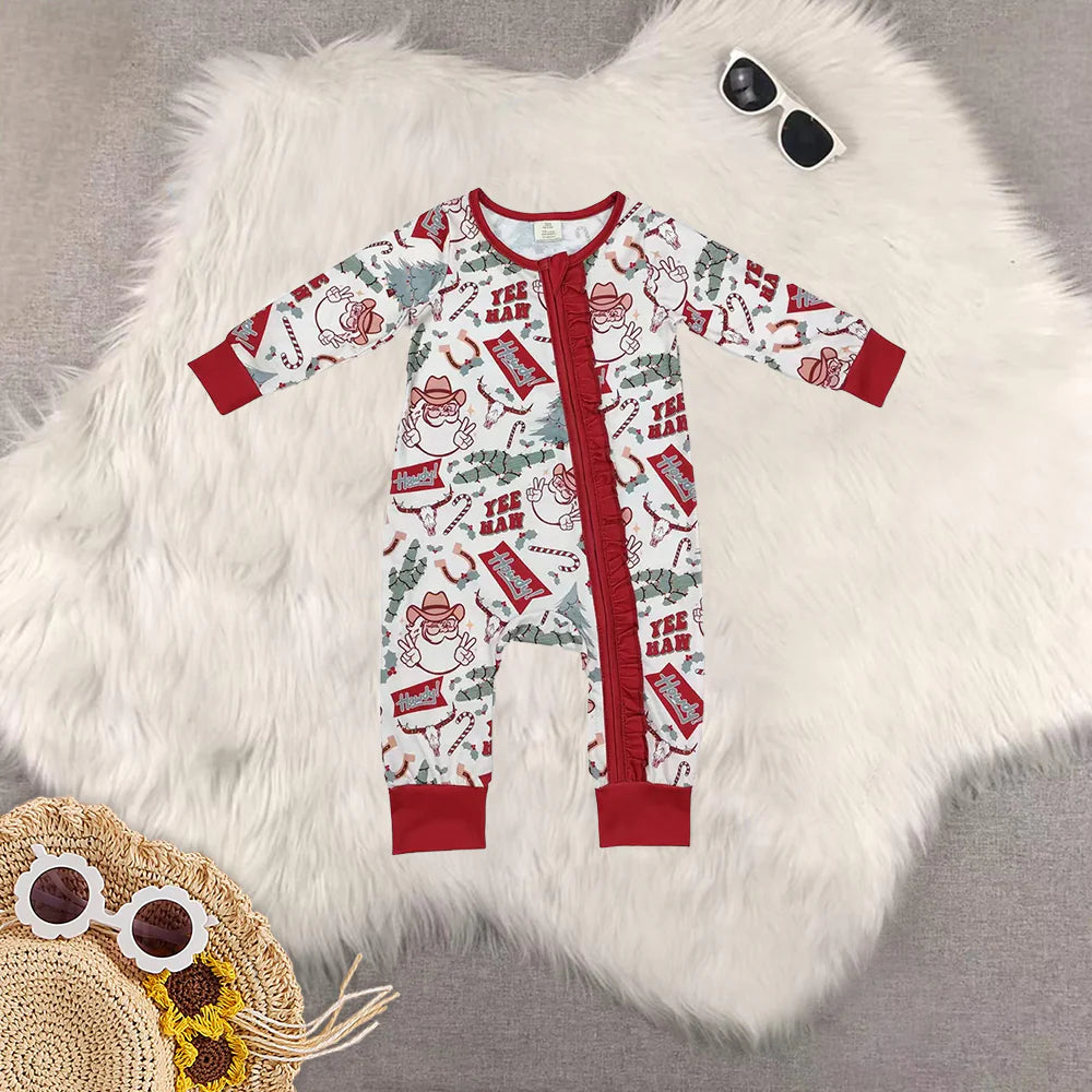 Western Christmas cactus Santa red RTS Sibling Clothes