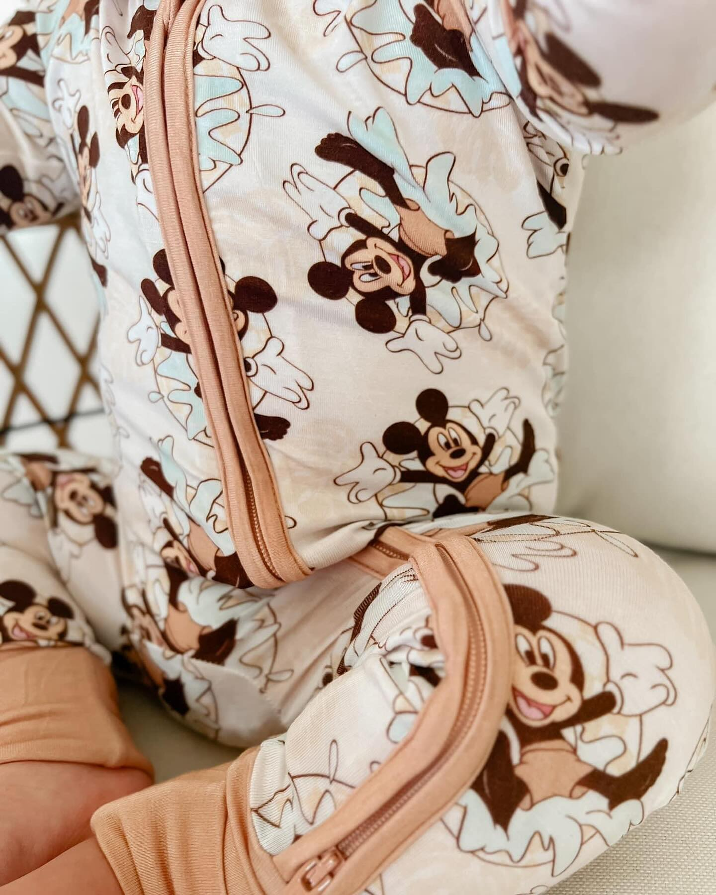 preorder LR1410 cartoon M long sleeve zipper girls romper