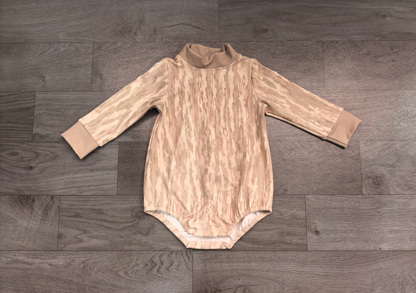 preorder Samples LR3306 Yoga Camo Long Sleeve Girls Romper
