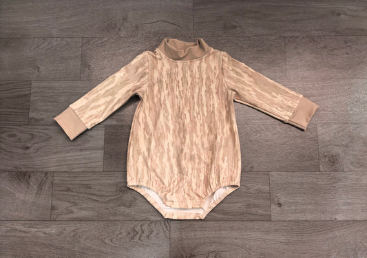 preorder Samples LR3306 Yoga Camo Long Sleeve Girls Romper