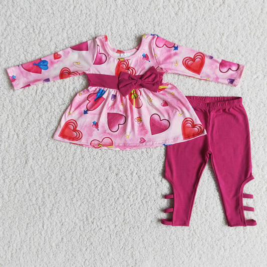 Valentine Crossing Pant Baby Girls Outfits