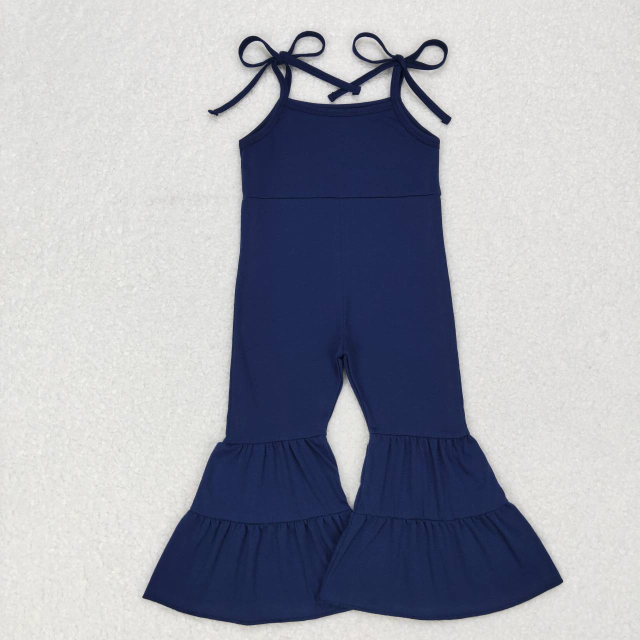 SR0449 Navy shoulder strap girls jumpsuit