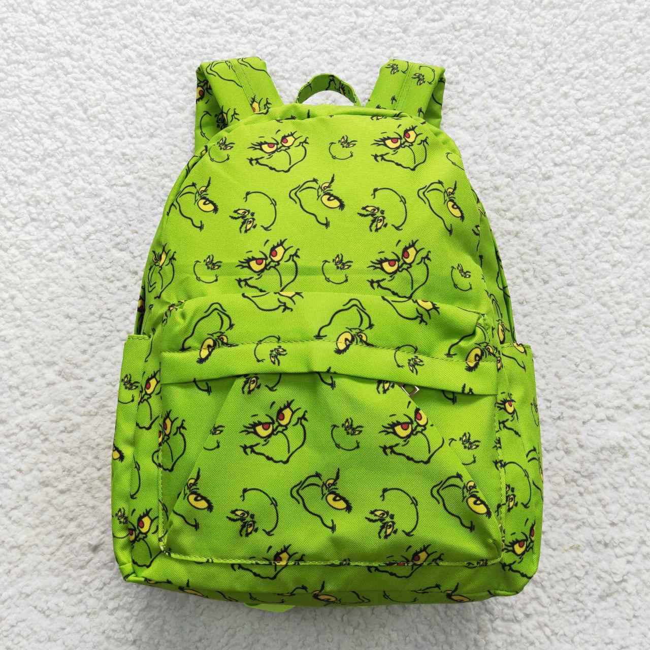 BA0119 Christmas green face bag