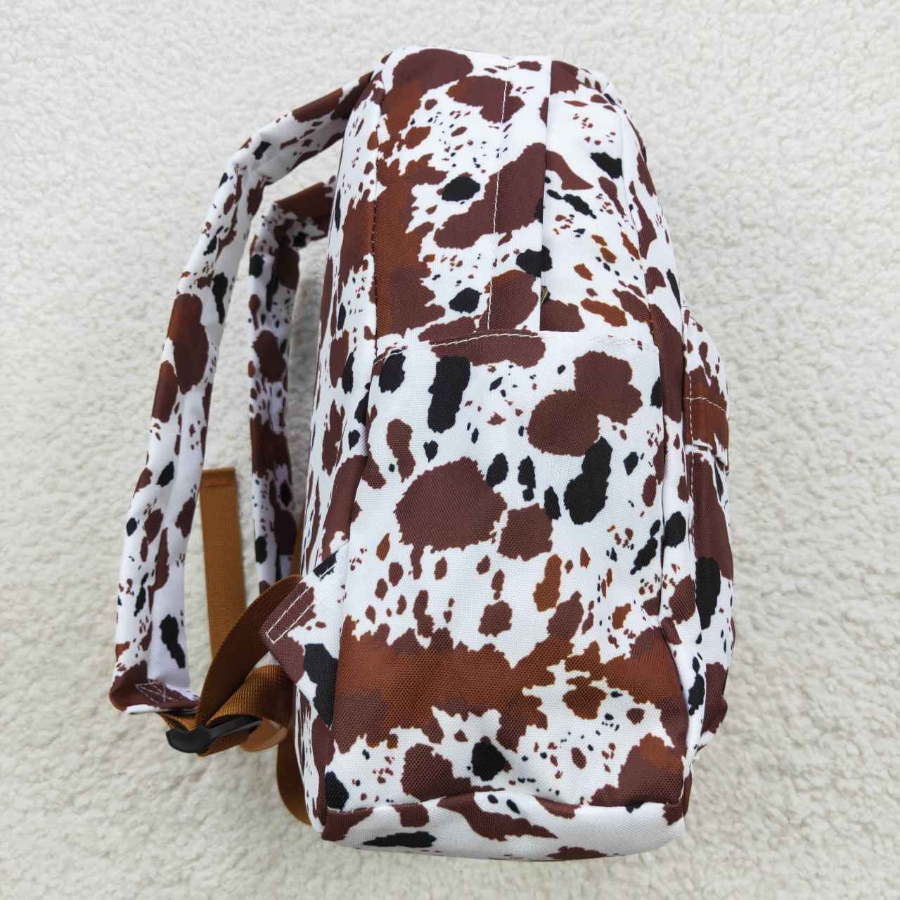 BA0073 Brown Cow Print Kids Bag