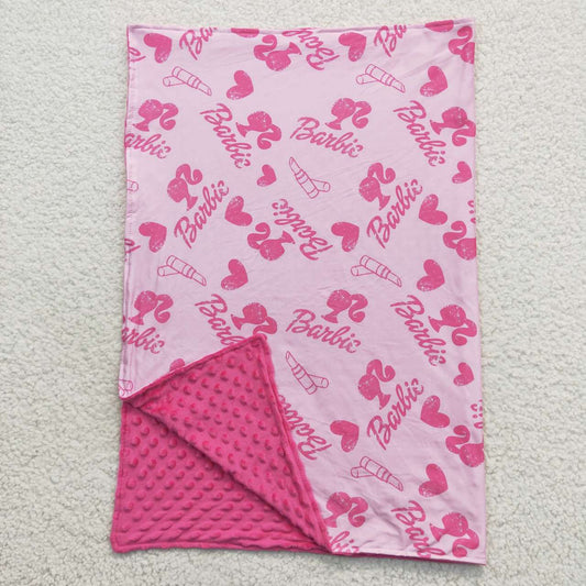 BL0039 BA Hot Pink Baby Blanket