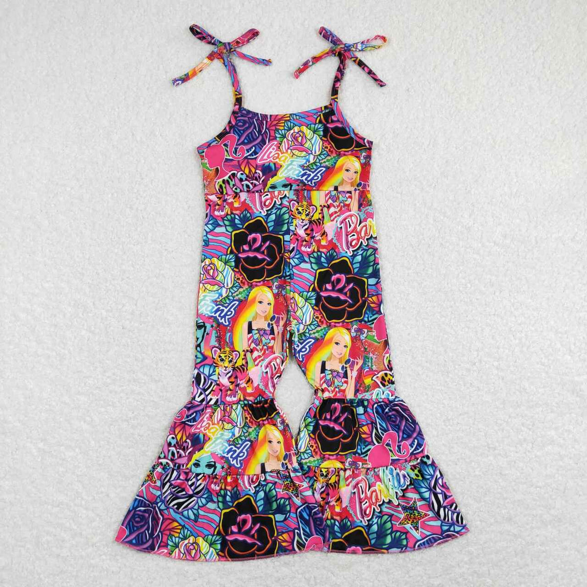 SR0886 Cartoon BA Colorful Girls Jumpsuits