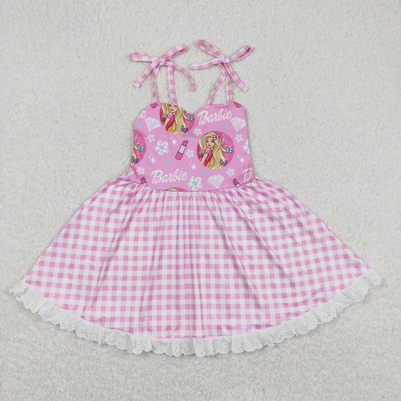 GSD0526 BA cartoon pink girls dress