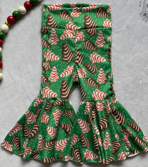 preorder P0232 Tis Is Season Christmas Green Girls Pants