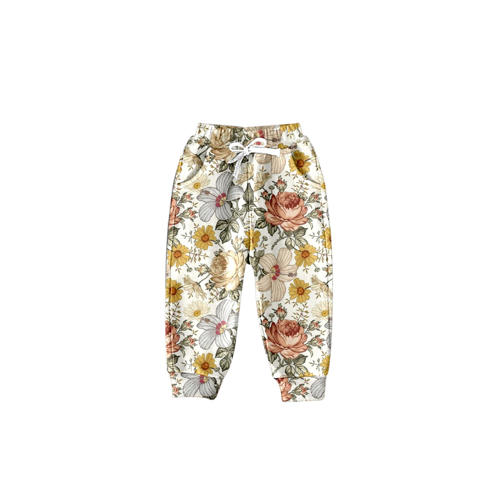 preorder P0284 Colorful flowers girls pants