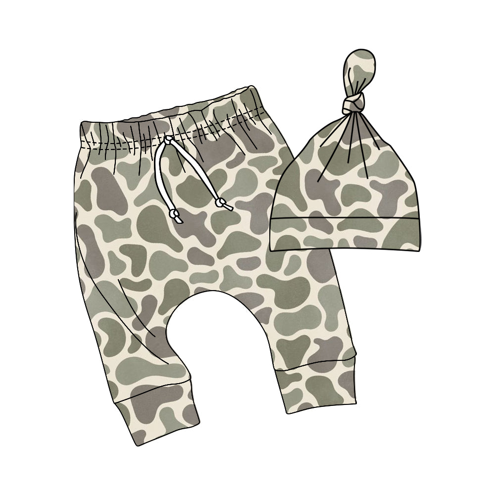 preorder P0376 Camo green boys pants