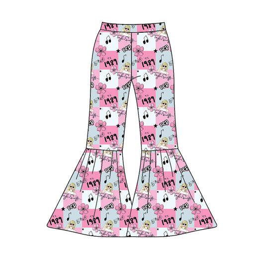 preorder P0462 country singer 1989 flowers pink adult pants