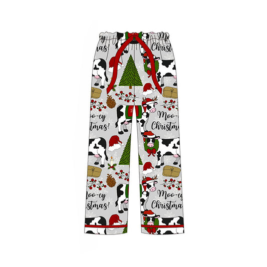 Preorder P0492 Christmas cow hat adult pants