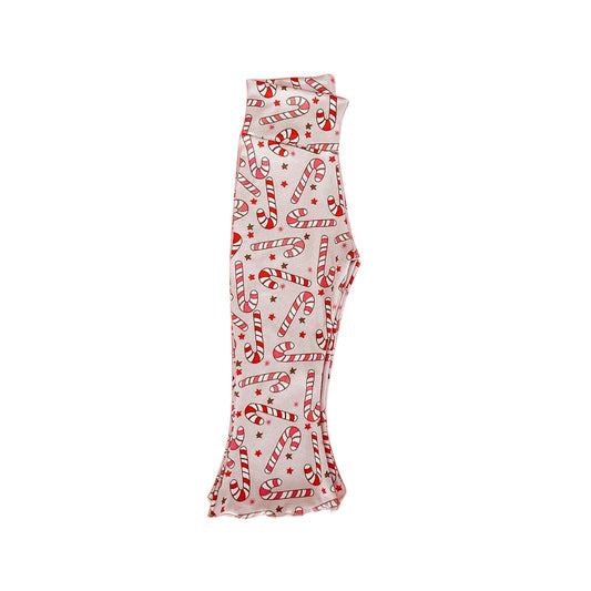 preorder P0519 Christmas cane candy girls pants