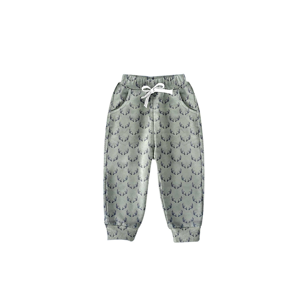 preorder P0555 hunting deer milk silk pockets boys pants
