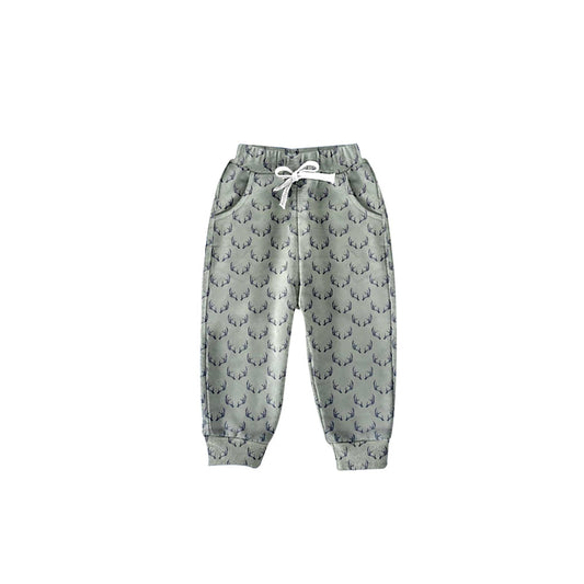 preorder P0555 hunting deer milk silk pockets boys pants