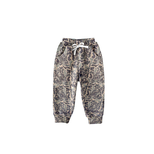 preorder P0556 camo milk silk pockets boys pants