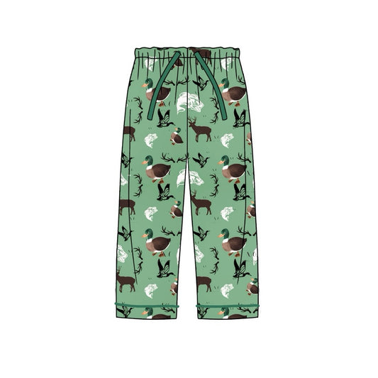 preorder P0564 hunting mallard deer green adult pants