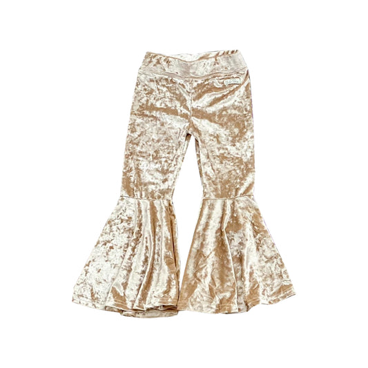 preorder P0581 golden velvet girls pants