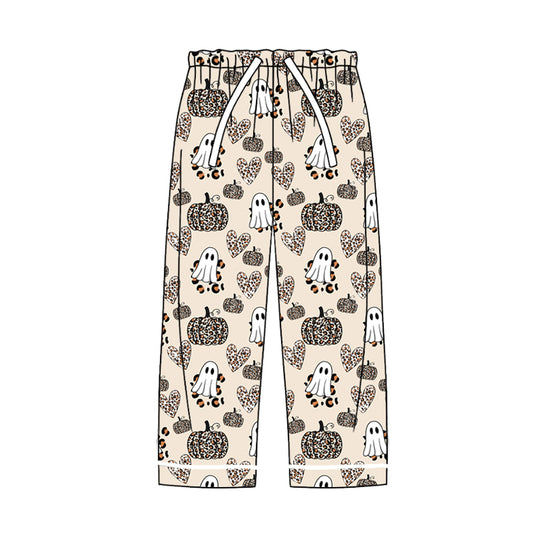 preorder P0603 Halloween spooky pumpkin leopard adult women pants