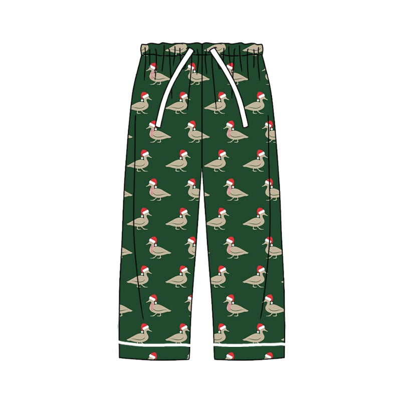 preorder P06376 Christmas mallard duck hat green adult man pants