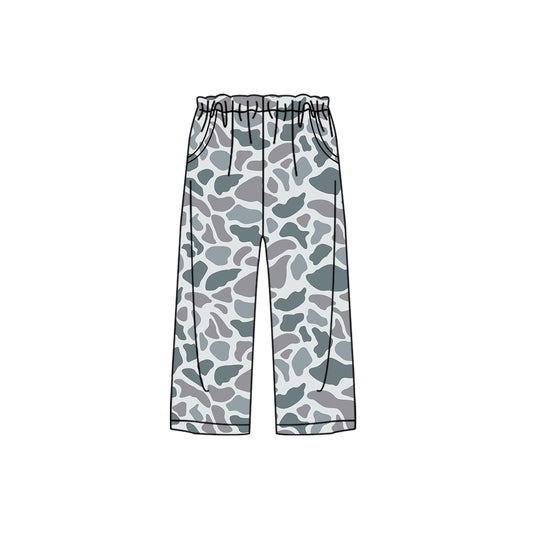 preorder P0656 grey camo adult women pants