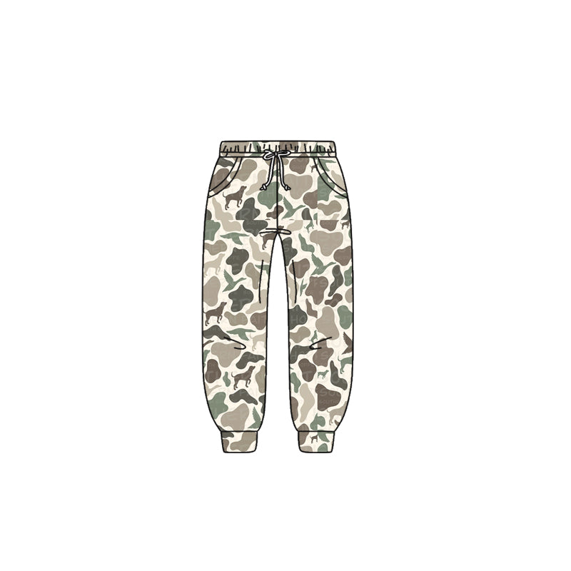 preorder P0660 hunting mallard duck dog camo boys pants