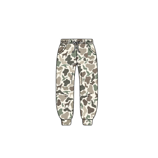 preorder P0660 hunting mallard duck dog camo boys pants
