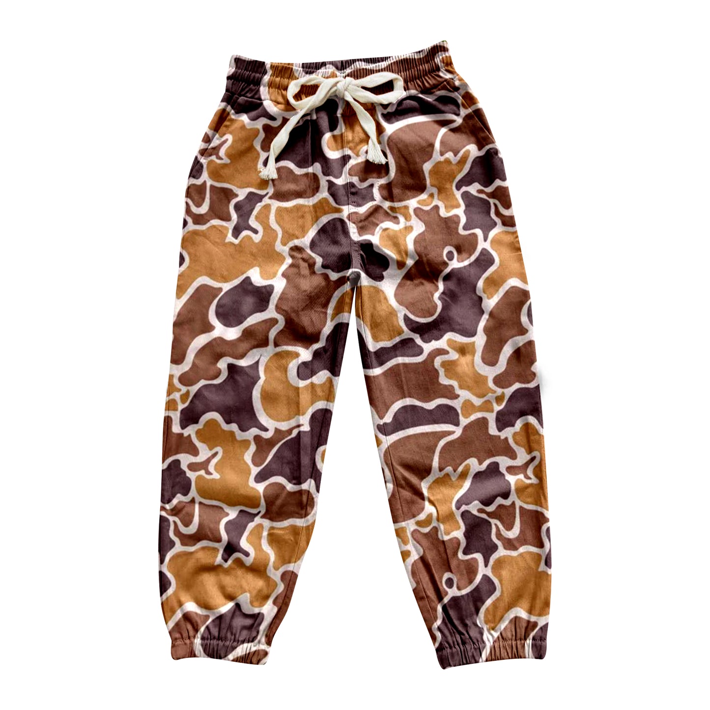 preorder P0669 brown camo milk silk boys pants