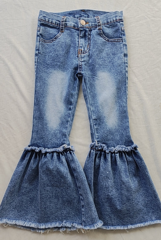 preorder P0676 blue denim pants girls jeans