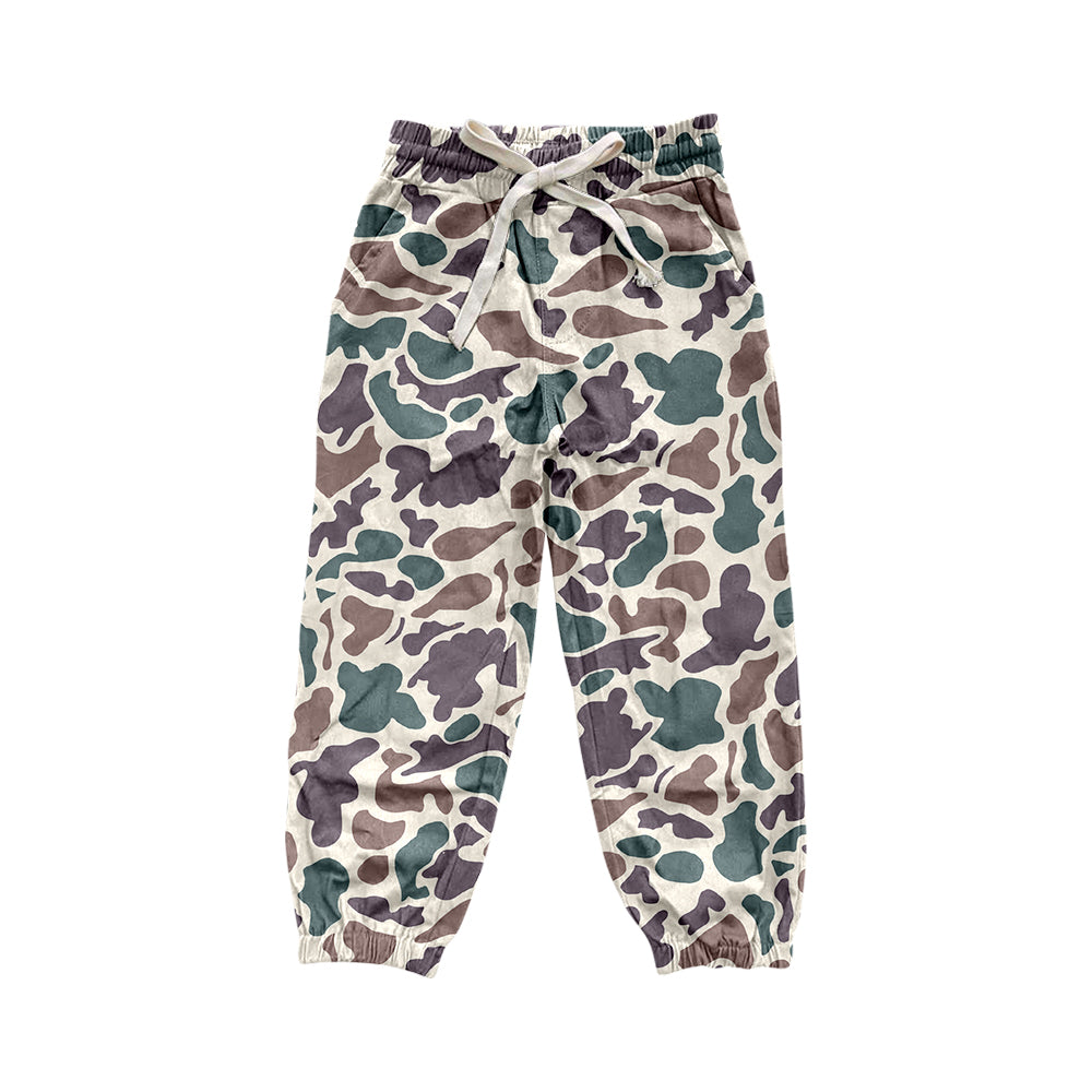 preorder P0697 grey camo girls pants