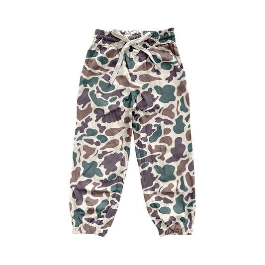 preorder P0697 grey camo girls pants