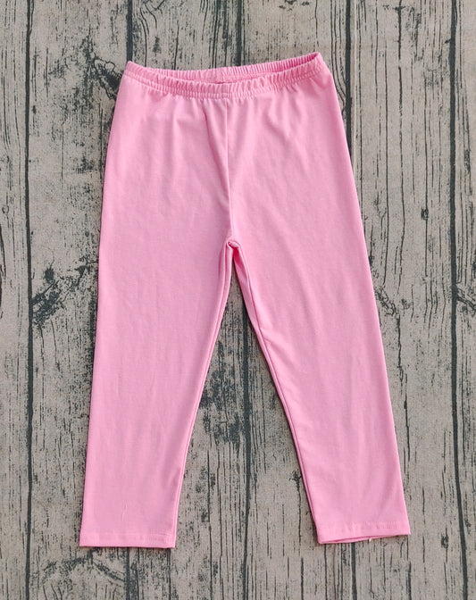 preorder samples P0821 solid color pink girls pants