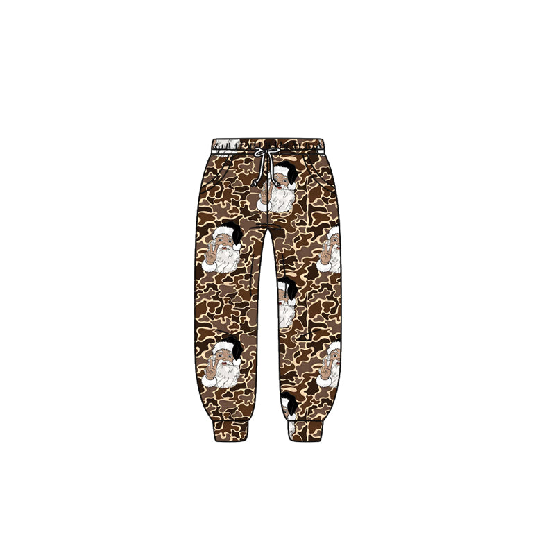 preorder P0835 Christmas Santa camo boys pants