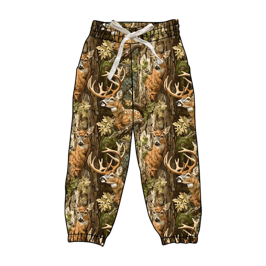 preorder P0839 hunting deer branch adult women pants