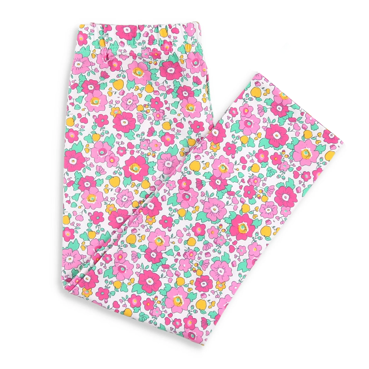 preorder P0870 colorful flowers floral pink girls pants