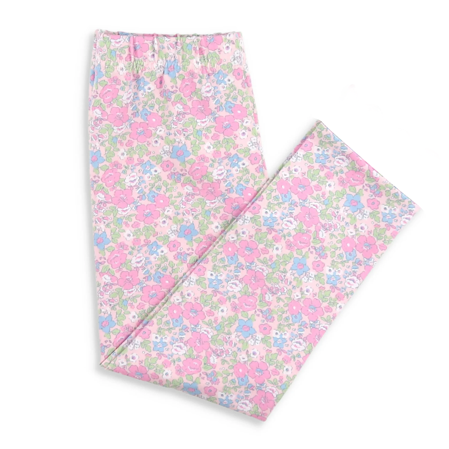preorder P0871 colorful flowers floral pink girls pants