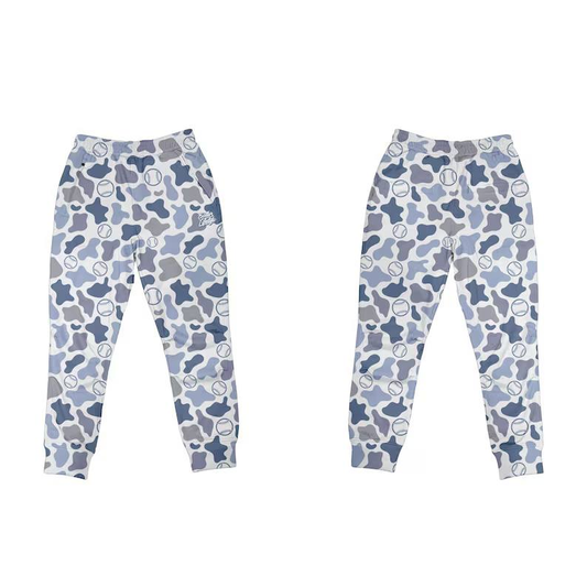 preorder P0876 hunting camo soccer blue boys pants