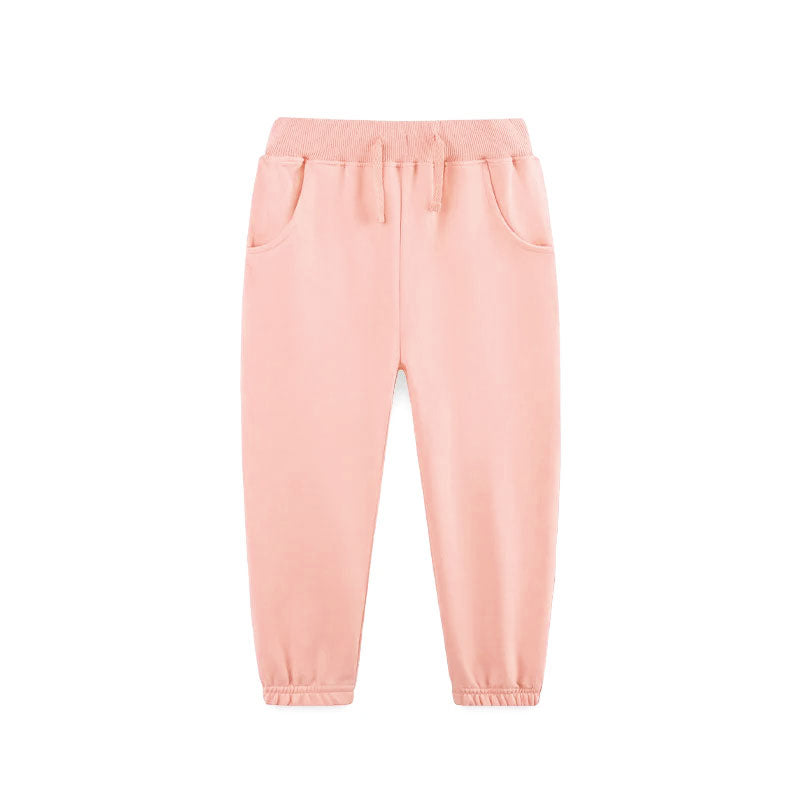 preorder P0878 solid color pink girls pants