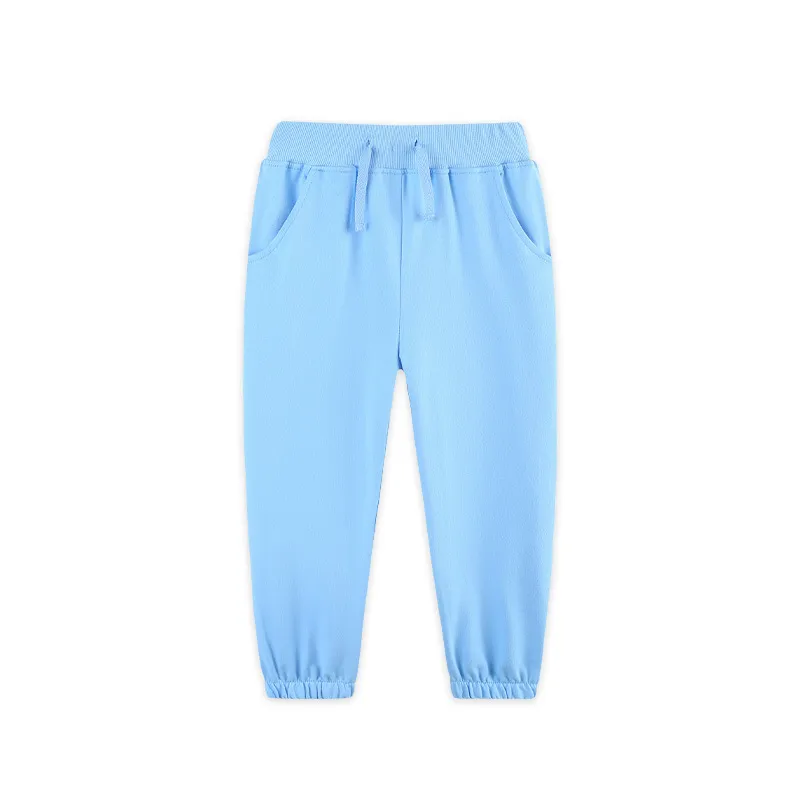 preorder P0880 solid color blue girls pants