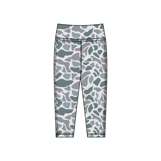 preorder P0912 yoga camo girls pants