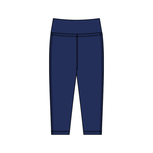 preorder P0924 yoga navy blue girls pants