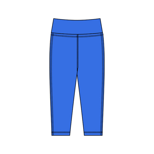 preorder P0927 yoga blue girls pants