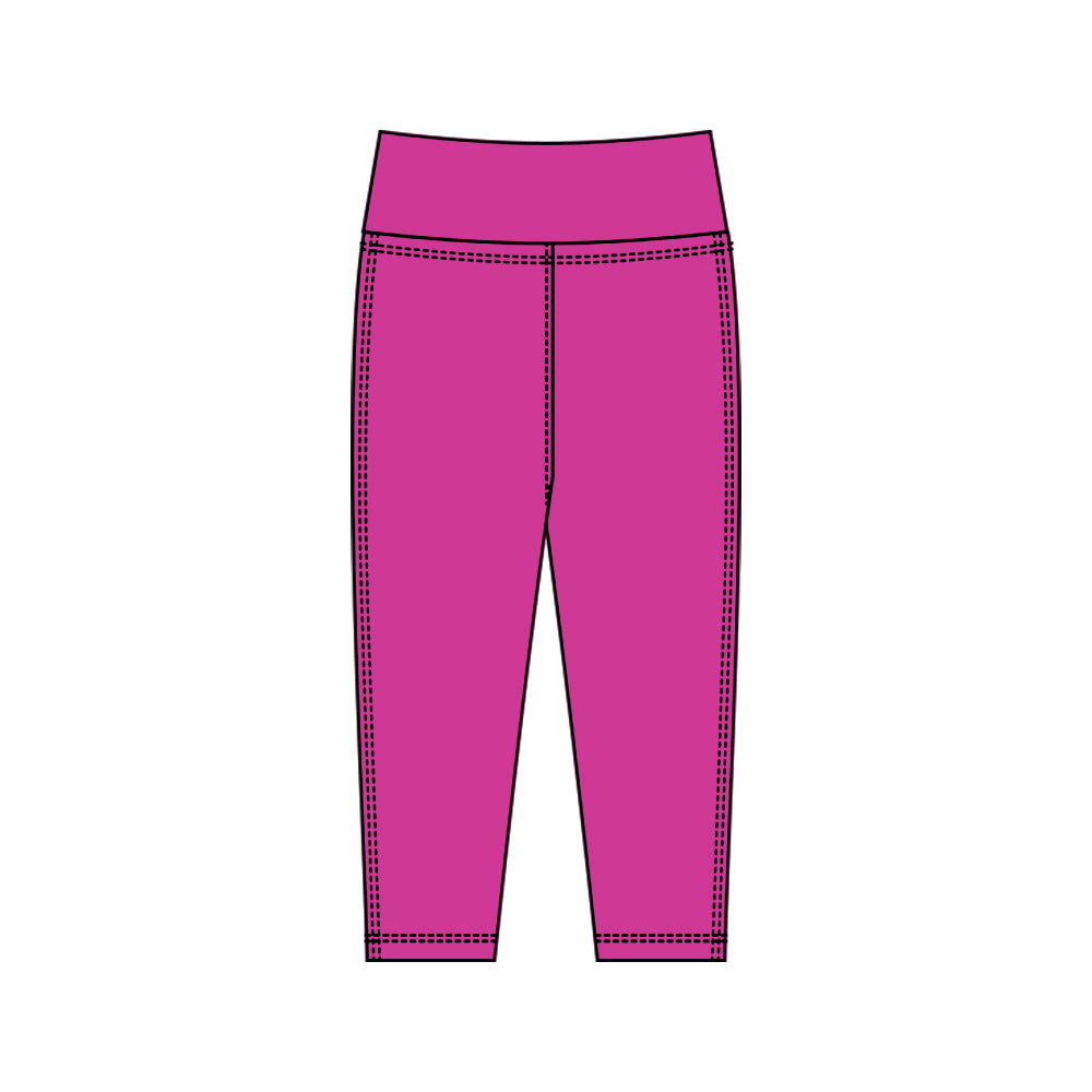 preorder P0928 yoga hot pink girls pants