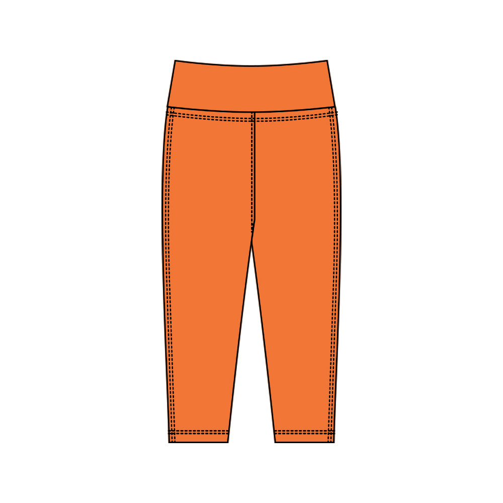 preorder P0930 yoga orange girls pants
