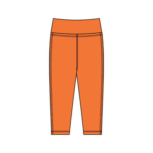 preorder P0930 yoga orange girls pants