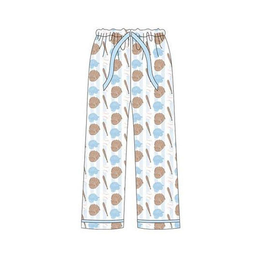 preorder P0931 blue baseball adult women pants
