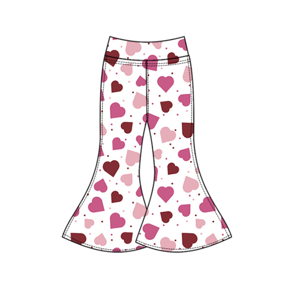 preorder P0942 yoga Valentine's Day heart girls pants